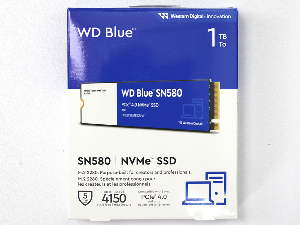 SSD WD Blue SN580 1 ТБ